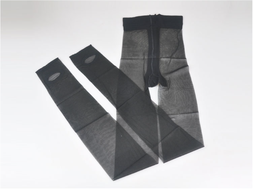 Black Sexy Pantyhose Ultra-Thin Nylon Tights with Reinforced Waistband